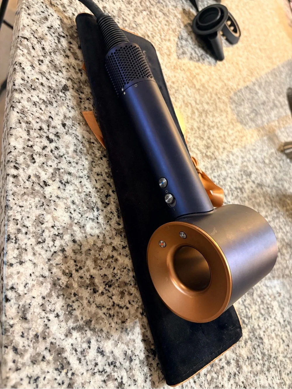 Dyson Hair Dryer in Purple and Gold